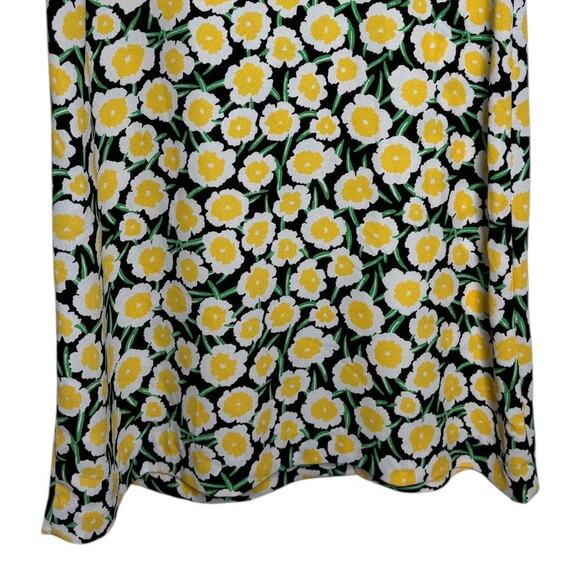 DIANE VON FURSTENBERG For Target 90s Shift Yellow Poppy Mini Dress - Picture 7 of 10